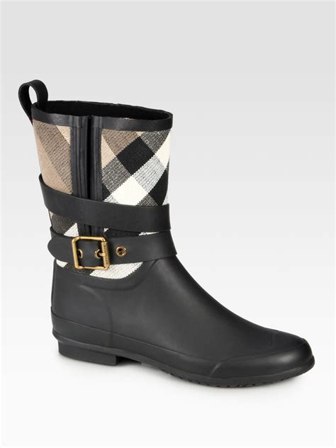 burberry holloway rain boots size 6|Burberry Rain Boots for Women .